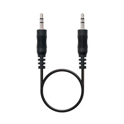 Cable de Audio Estéreo Jack 3.5mm-M a Jack 3.5mm-M - 1.5 m · Negro