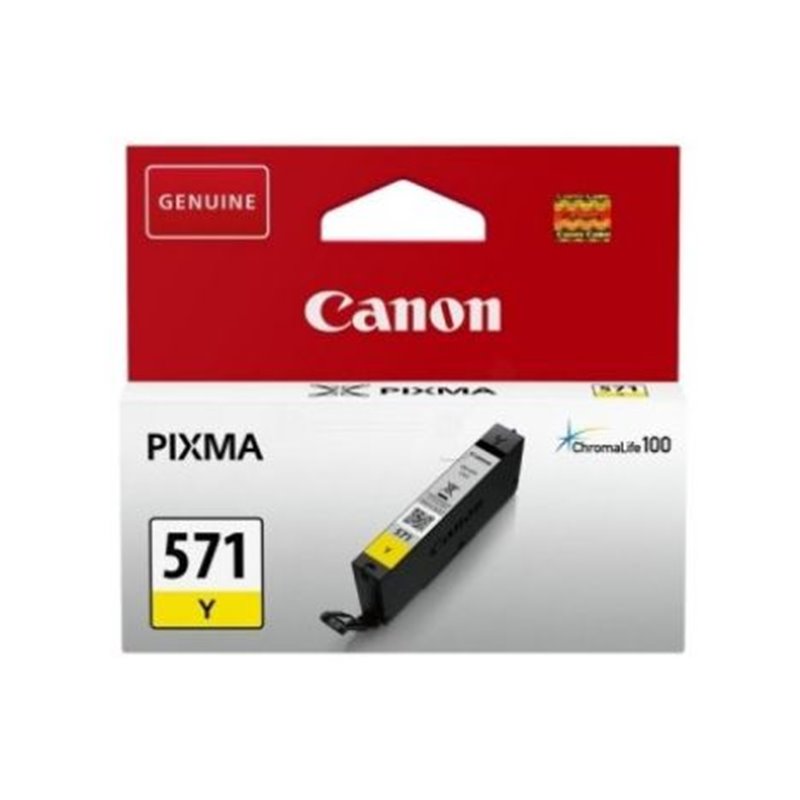 Cartucho Original CANON CLI571 Amarillo - CLI571Y [ML-7]