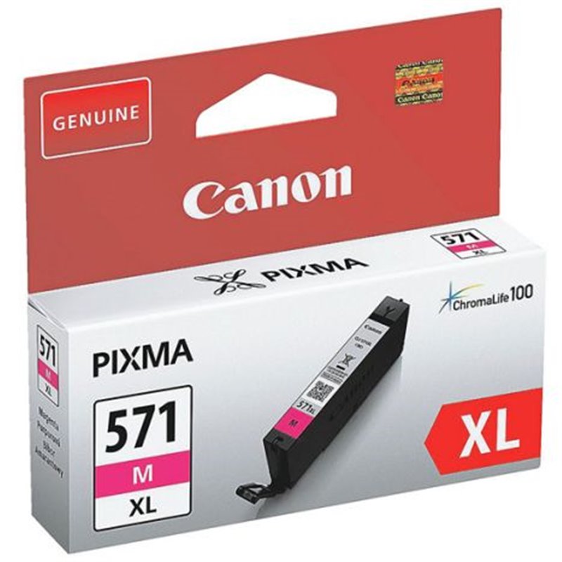 Cartucho Original CANON CLI571XL Magenta - CLI571MXL [ML-11][PAG-680]