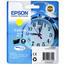Cartucho Original EPSON 27 Amarillo - C13T27044010 [ML-3.6][PAG-350]