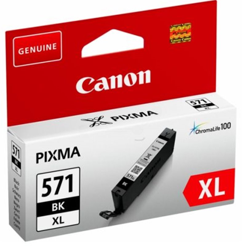 Cartucho Original CANON CLI571XL Negro - CLI571BKXL [ML-11][PAG-4425]