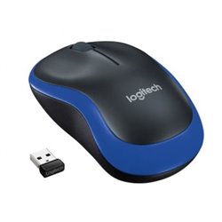 Ratón Inalámbrico LOGITECH M185 910-002236 - USB · 1000DPI · Negro/Azul