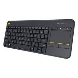 Teclado Inalámbrico LOGITECH K400+ 920-007137 - USB · Touchpad · 10m · Negro