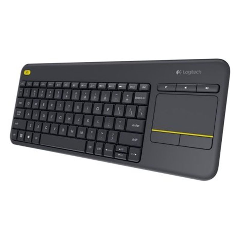 Teclado Inalámbrico LOGITECH K400+ 920-007137 - USB · Touchpad · 10m · Negro