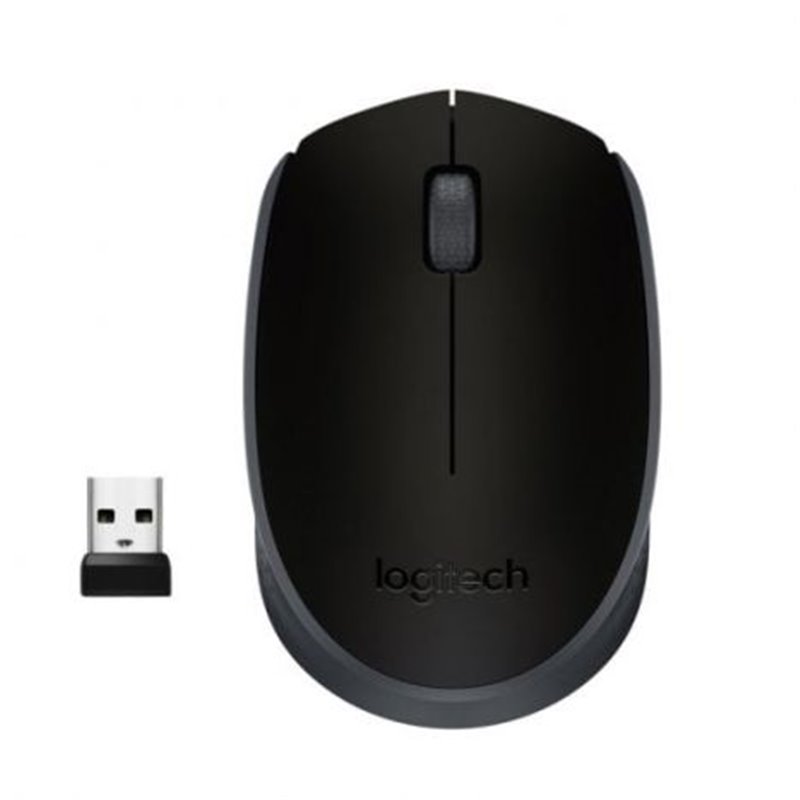 Ratón Inalámbrico LOGITECH M171 910-004424 - USB · 1000DPI · Negro