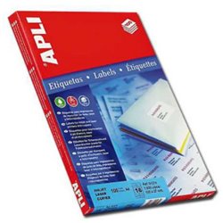 Etiquetas Adeshivas APLI 63.5 x 72 100 Hojas - PL02416