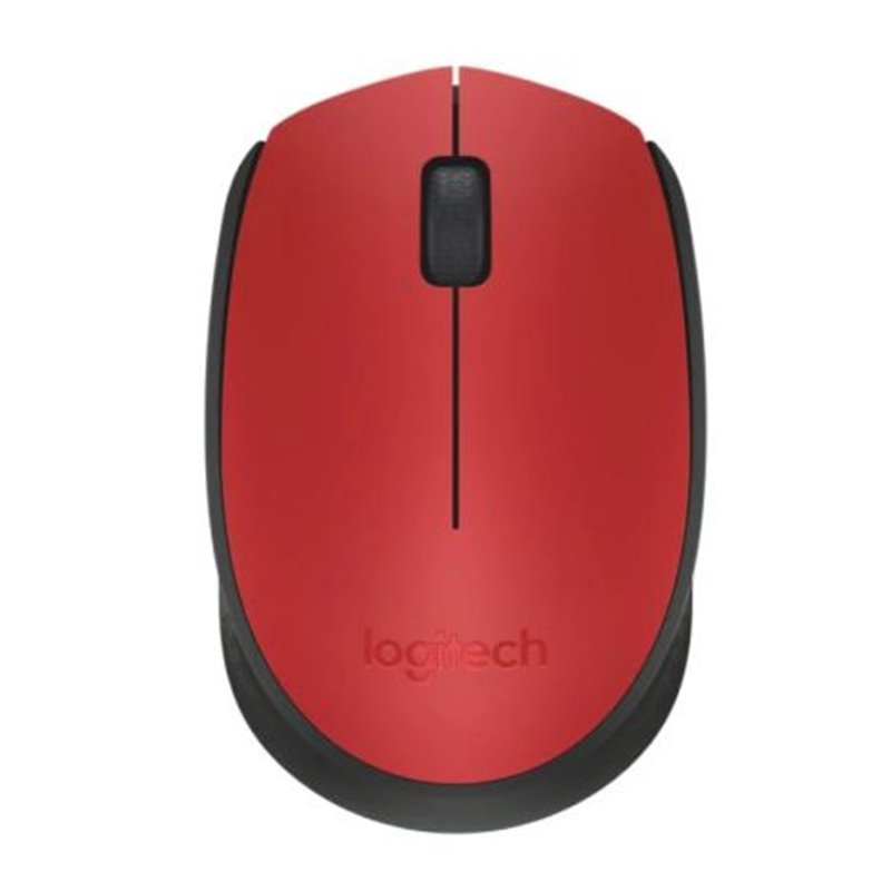 Ratón Inalámbrico LOGITECH M171 910-004641 - USB · 1000DPI · Rojo/Negro