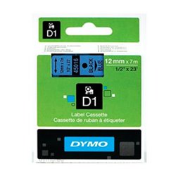 Cinta Rotuladora Autoadhesiva DYMO D1 12 mm x 7 m - S0720560