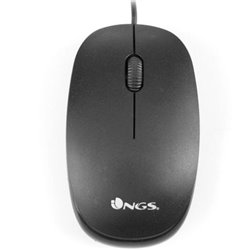 Ratón con Cable NGS FLAME - USB · 1000DPI · Negro