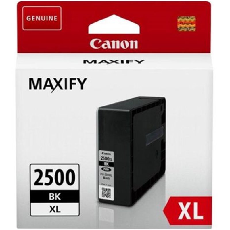 Cartucho Original CANON PGI2500XL Negro - 9254B001AA [ML-70.9][PAG-2500]