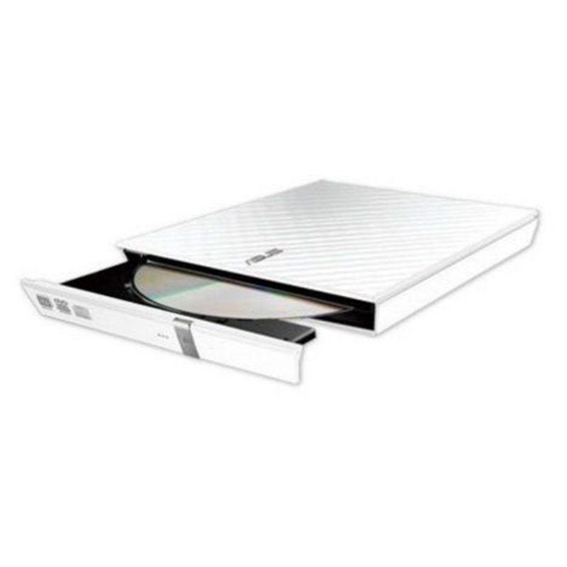 Grabadora Externa ASUS SDRW-08D2S-U USB 2.0 Blanco - 90-DQ0436-UA221KZ