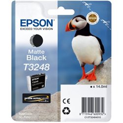 Cartucho Original EPSON T3248 Negro Mate - C13T32484010 [ML-14][PAG-650]