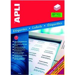 Etiquetas APLI A4 70 x 33.8 100 unidades - PL01293