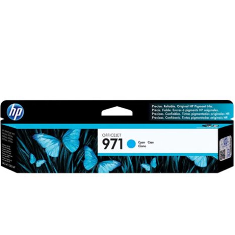 Cartucho Original HP 971 Cian - CN622AE [ML-24.5][PAG-2500]