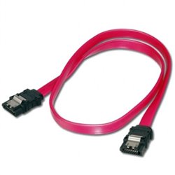 Cable SATA 7 Pines/M a SATA 7 Pines/M - 0.5 m · Rojo