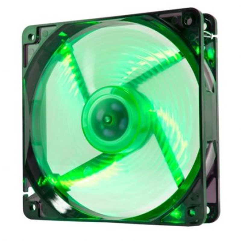 Ventilador PC NOX CoolFan LED Verde 120 mm 19dBA - NXCFAN120LG