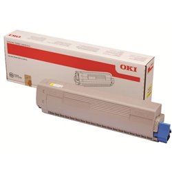 Toner Original OKI 45862837 Amarillo - 45862837 [PAG-7300]
