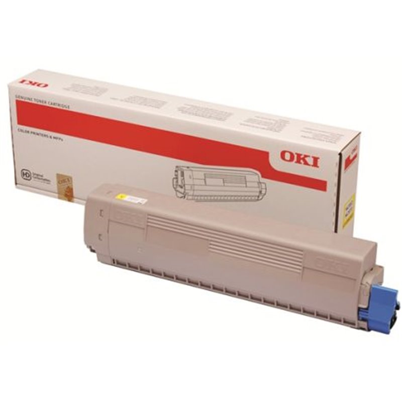 Toner Original OKI 45862837 Amarillo - 45862837 [PAG-7300]