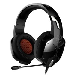 Auriculares Diadema Gaming con Cable NOX Krom kopa NXKROMKPST - Jack 3.5mm · Cable 2.2m · Micrófono · Negro