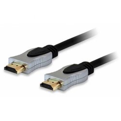 Cable HDMI 2.0 M/M - 5m · Negro · Gris