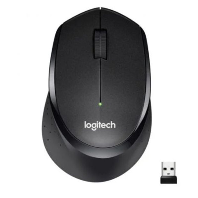 Ratón Inalámbrico LOGITECH M330 Silent Plus 910-004909 - USB · 1000DPI · Negro