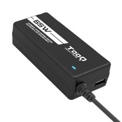 Cargador para Portátil TOOQ TQLC-65BS02AT - 65W · 8xConectores