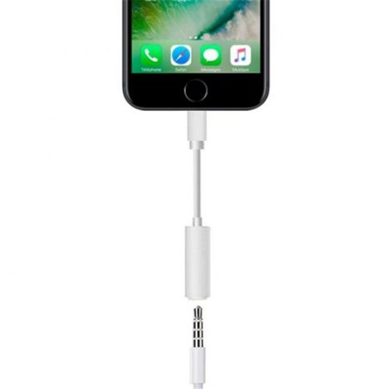 Adaptador APPLE MMX62ZM/A - Lightning a Jack 3.5mm