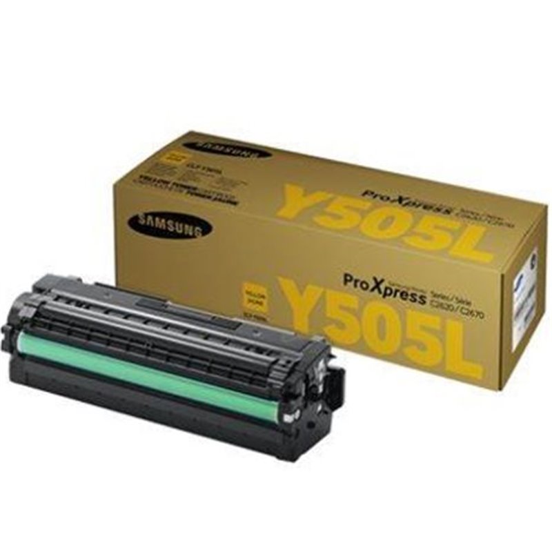 Toner Original SAMSUNG CLTY505L Amarillo - SU512A [PAG-3500]