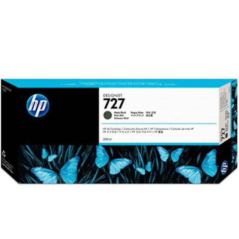 Cartucho Original HP 727 Negro Mate - C1Q12A [ML-300]