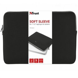 Funda para Portátil TRUST Primo Sleeve 21254 - 11.6 · Neopreno Negro