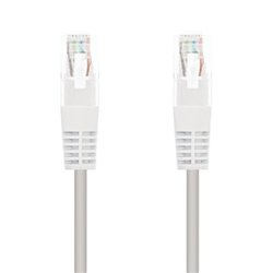 Cable de Red Latiguillo RJ45 Cat 5 - 10 m · Blanco