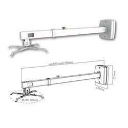 Soporte de Pared para Proyector APPROX APPSV03P - 135 cm · 10kg