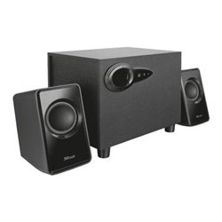 Altavoces con Cable TRUST AVORA 20442 - 2.1 · USB · Jack 3.5mm · 9W · PC · Negro