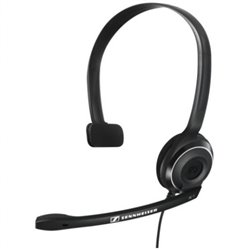 Auricular Diadema con Cable SENNHEISER PC 7 504196 - USB · Monoaural · Cable 2m · Cancelación de Ruido · Negro