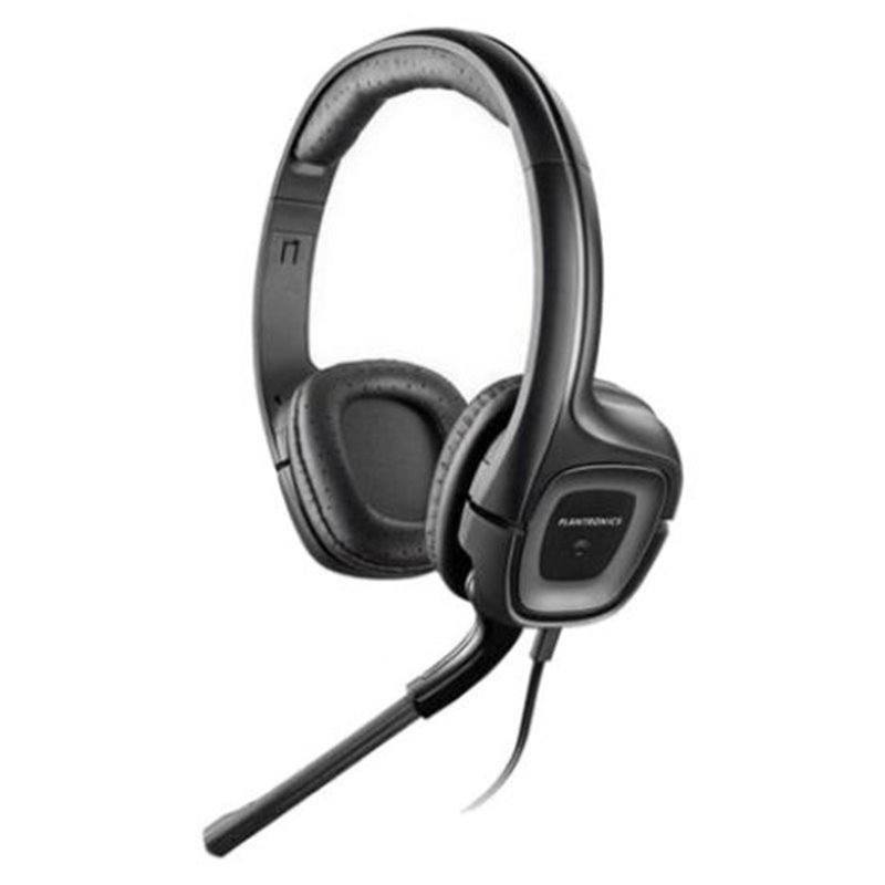 Auriculares con Cable PLANTRONICS 355 79730-05 -  Jack 3.5 mm · Micrófono · Cable 200 cm · Negro