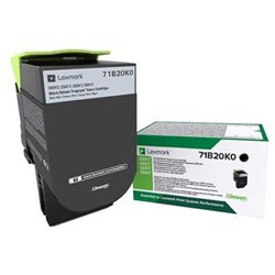 Toner Original LEXMARK 71B20K0 Negro - 71B20K0 [PAG-3000]