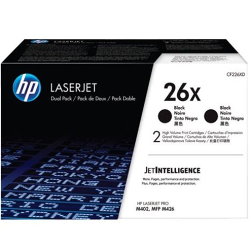 Toner Original HP 26X Negro - CF226XD [PAG-9000]