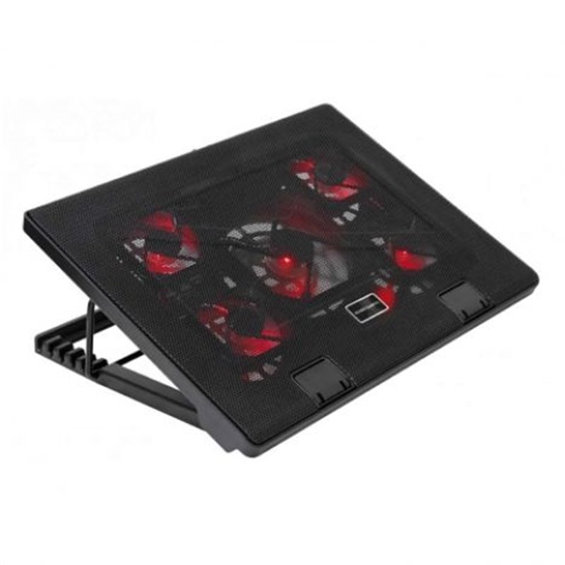 Soporte para Portátil MARS GAMING MNBC2 - 17.3 · 5xVentiladores · 2xUSB