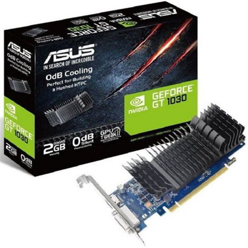 Tarjeta Gráfica ASUS Gefroce GT 1030 SL 2GB GDDR5 - 90YV0AT0-M0NA00