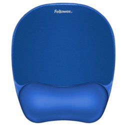 Alfombrilla de Ratón FELLOWERS 9114120 - 202x230mm · Poliuretano · Reposamuñecas · Negro