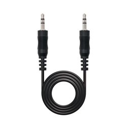 Cable de Audio Jack 3.5mm-M a Jack 3.5mm-M - 3 m · Negro