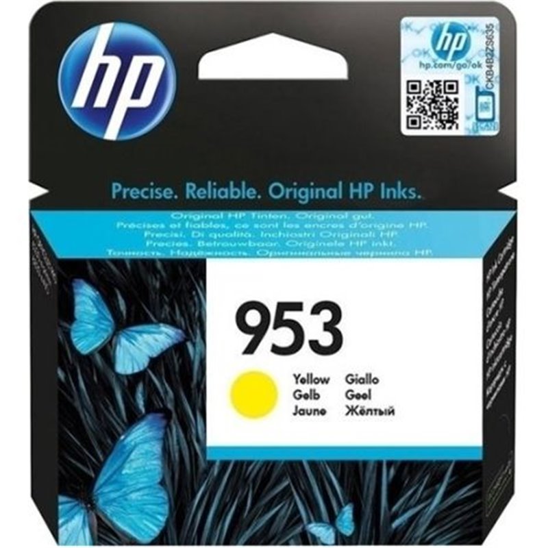 Cartucho Original HP 953 Amarillo - F6U14AE [ML-20][PAG-700]