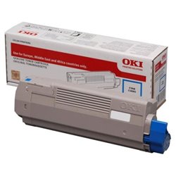 Toner Original OKI 46490403 Cyan - 46490403 [PAG-1500]