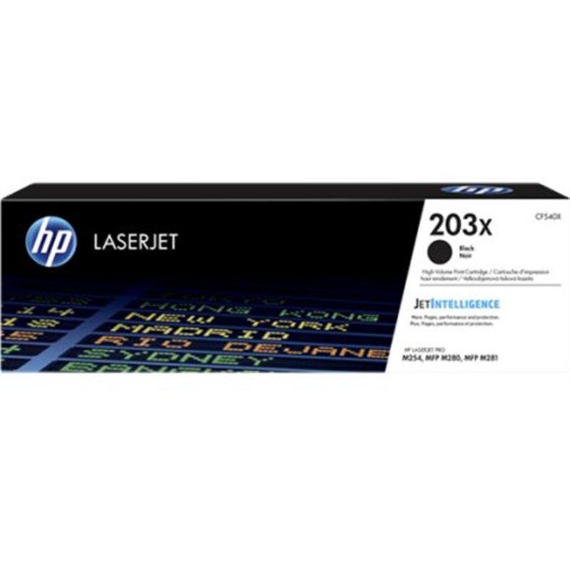 Toner Original HP 203X Negro - CF540X [PAG-3200]