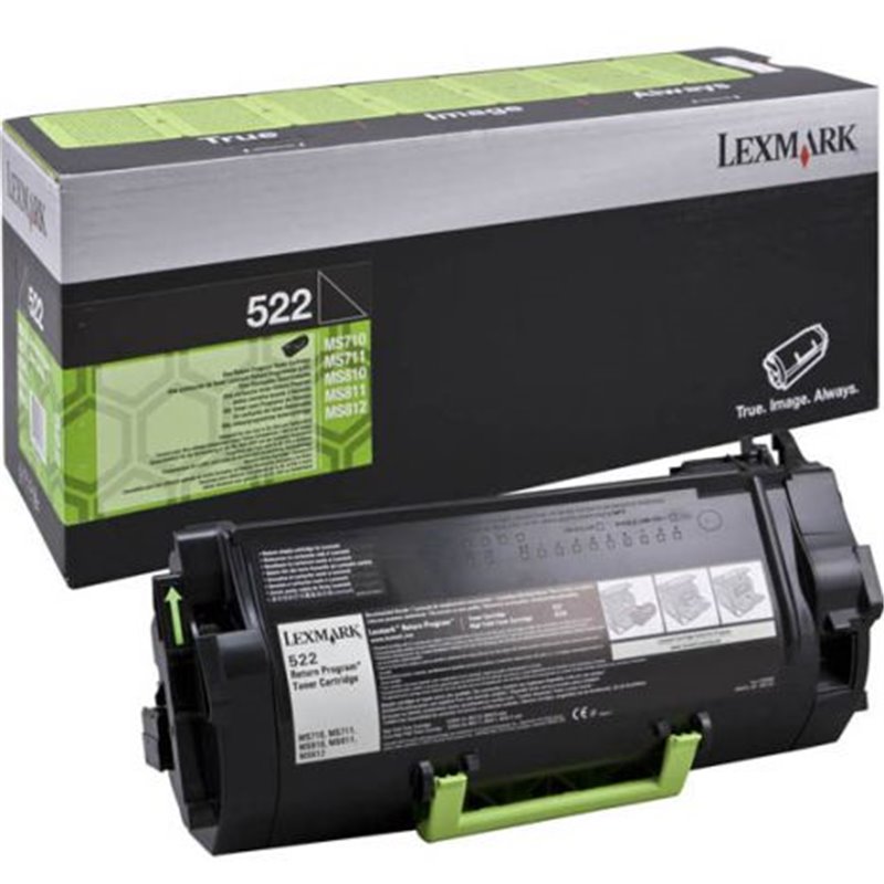 Toner Original LEXMARK 52D2000 Negro - 52D2000 [PAG-6000]