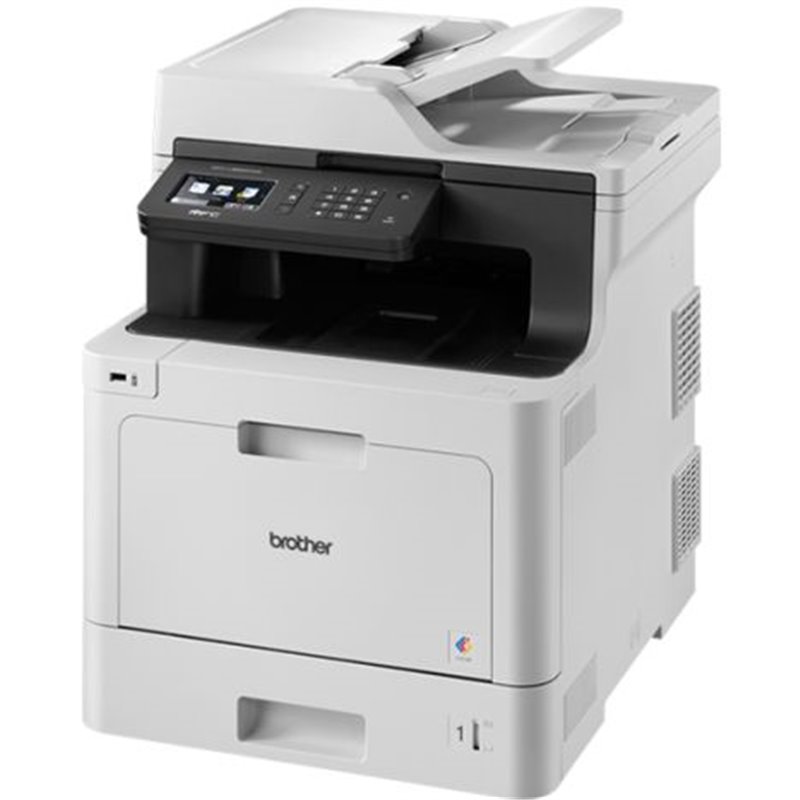 Impresora Multifunción Láser BROTHER MFC-L8690CDW Color - Dúplex · ADF · 31PPM · 2400x600 · 1200ppp · LAN/WiFi - Toner TN421