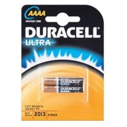 PACK DE 2 PILAS DURACELL ULTRA AAAA - 1.5V - ALCALINA AAAA