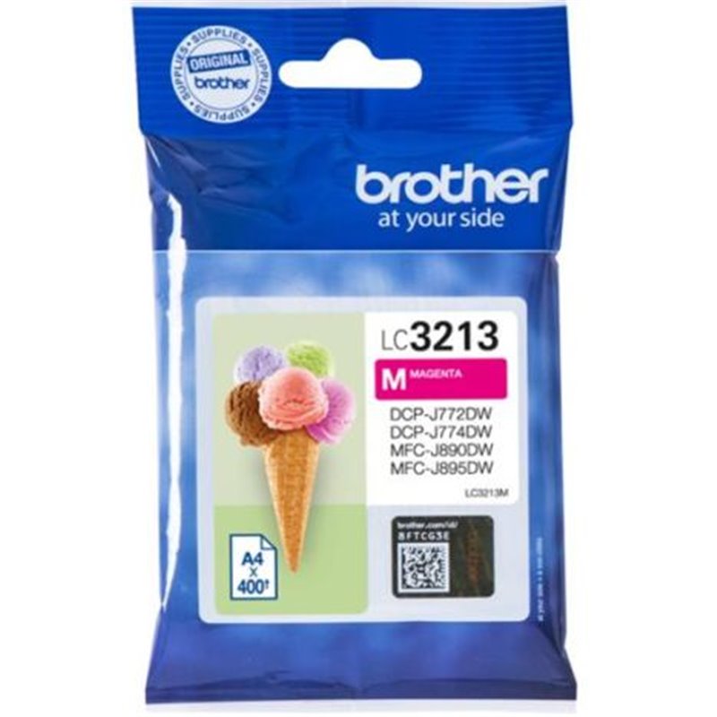 Cartucho Original BROTHER LC3213 Magenta - LC3213M [ML-4.7][PAG-400]