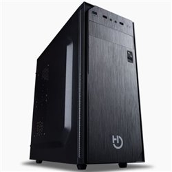 CAJA SEMITORRE ATX HIDITEC KLYP CHA010018 - USB 2.0 - 2*USB 3.0 - VENTILADOR 80MM - ADMITE GRAFICAS 360MM - NEGRO