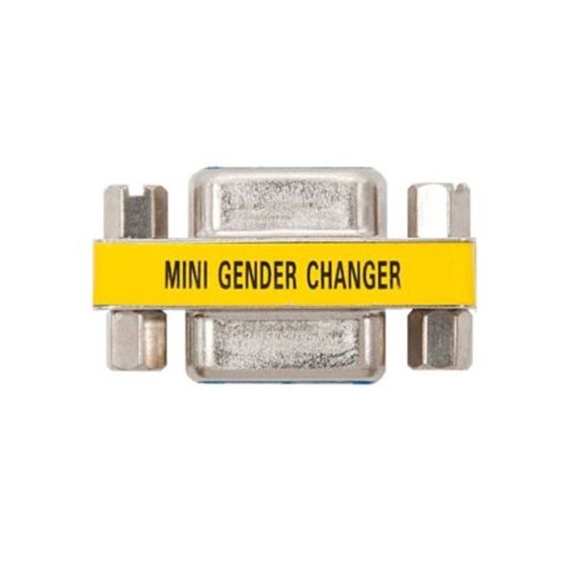 Adaptador VGA HDB15-H a HDB15-H